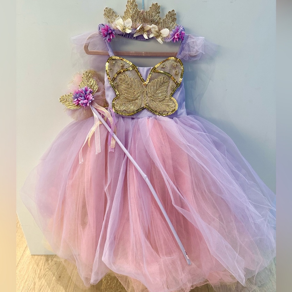 Lavender Butterfly Fairy Costume